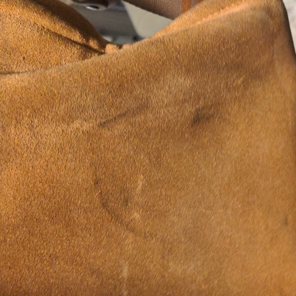 prune argentina brown suede purse With Dust Bag - Picture 11 of 16